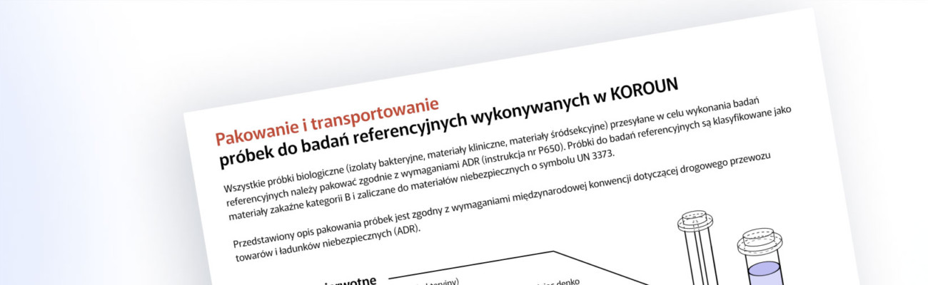 Instrukcja pakowania materiału